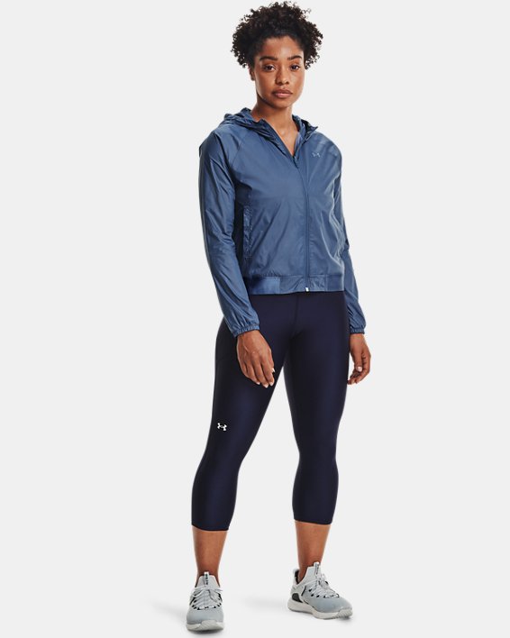 Women's UA Woven Reversible Full Zip, Blue, pdpMainDesktop image number 2